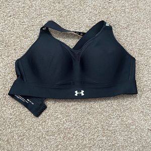 Under armour sport bra size small with mesh accent